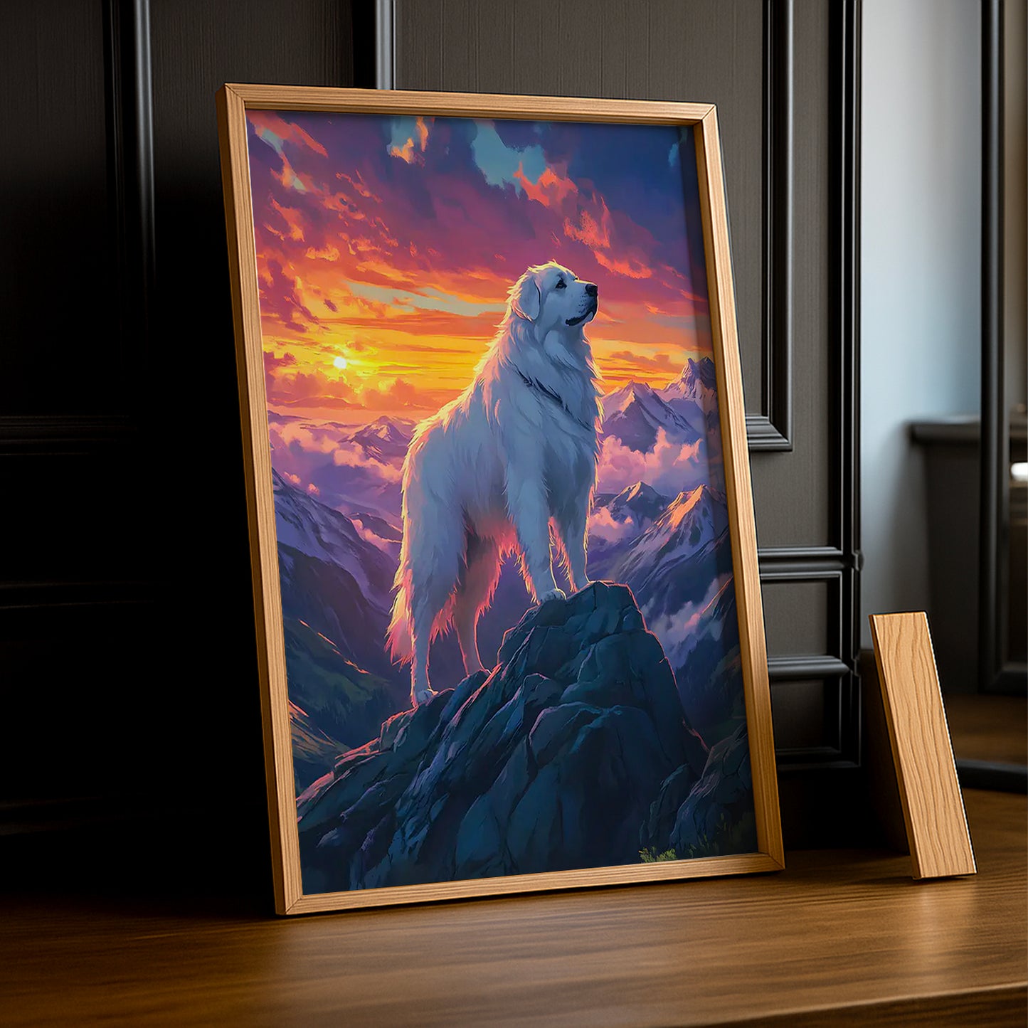 Cadre Photo Chien - Montagne