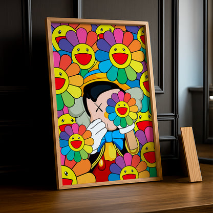 Poster Kaws pinocchio