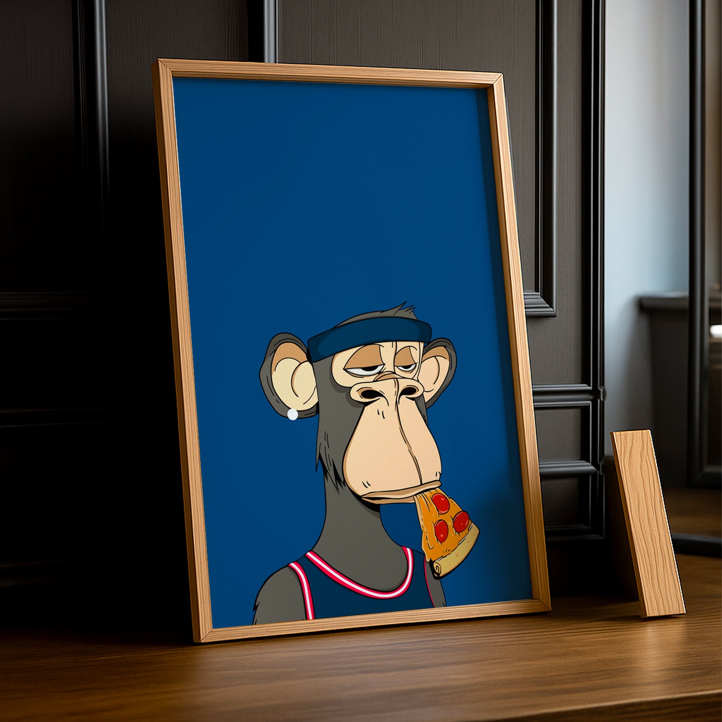 Cadre photo Bayc Ape Pizza