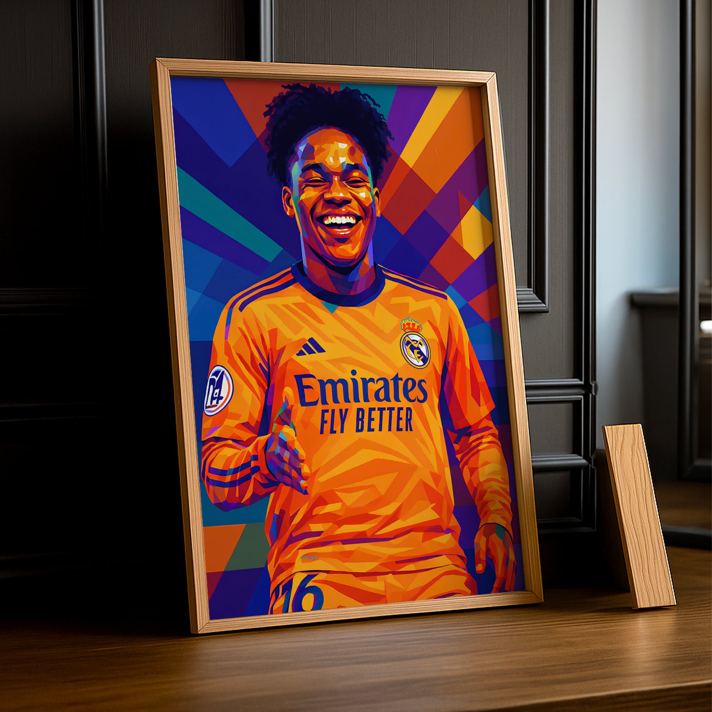 Cadre Photo Endrick Real Madrid – Affiche HD Encadrée Papier Premium