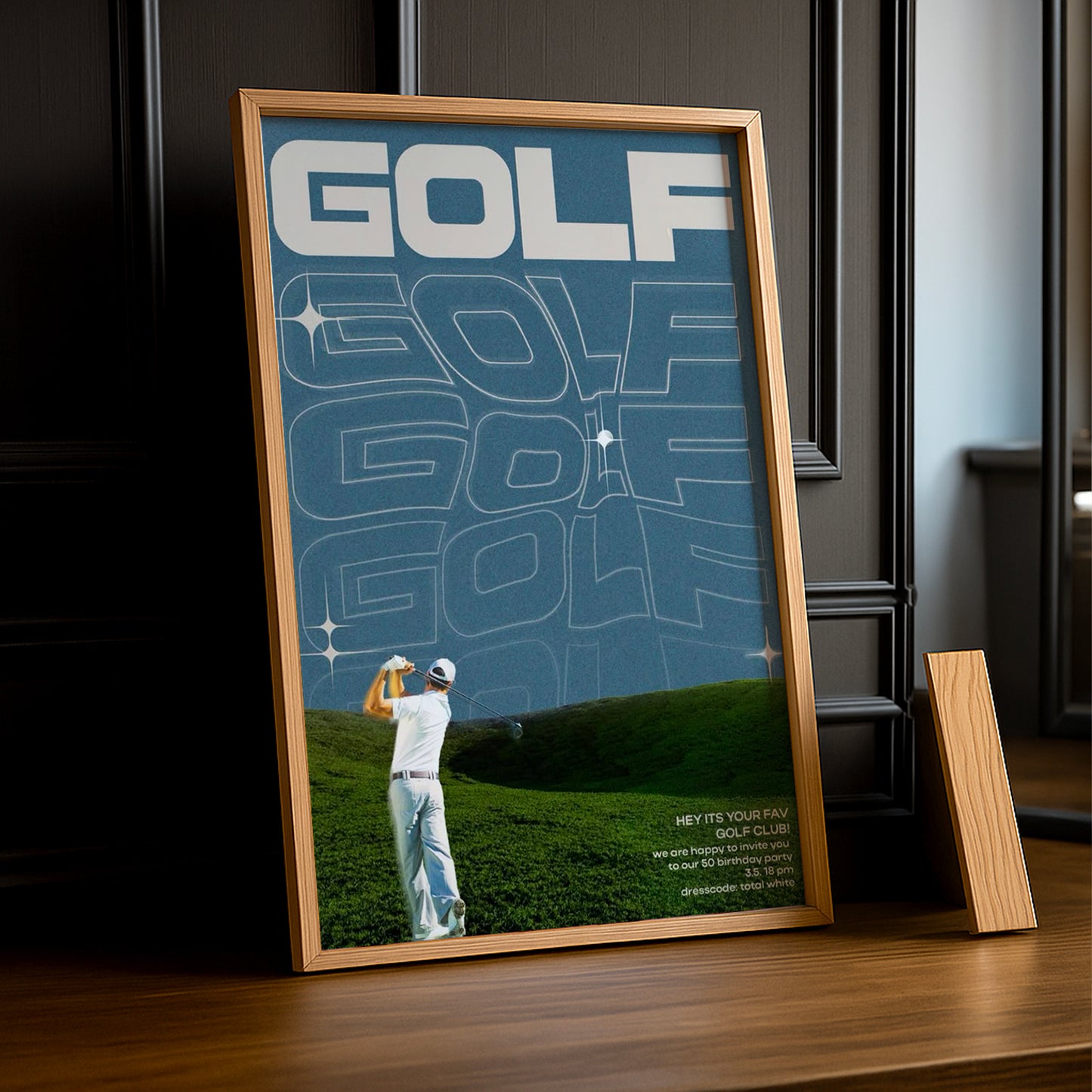 Poster Photo Golf - Aesthetic