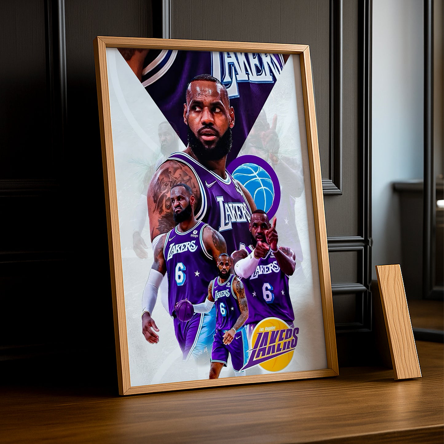Cadre photo NBA - Lebron James Lakers