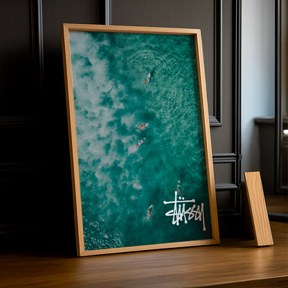 Cadre photo Stüssy - Blue surf