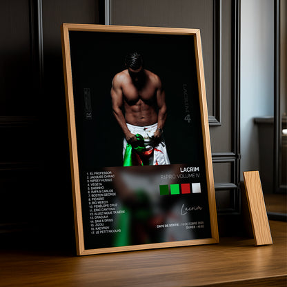 Cadre photo Album Musicaux - Ripro Volume 4 de Lacrim