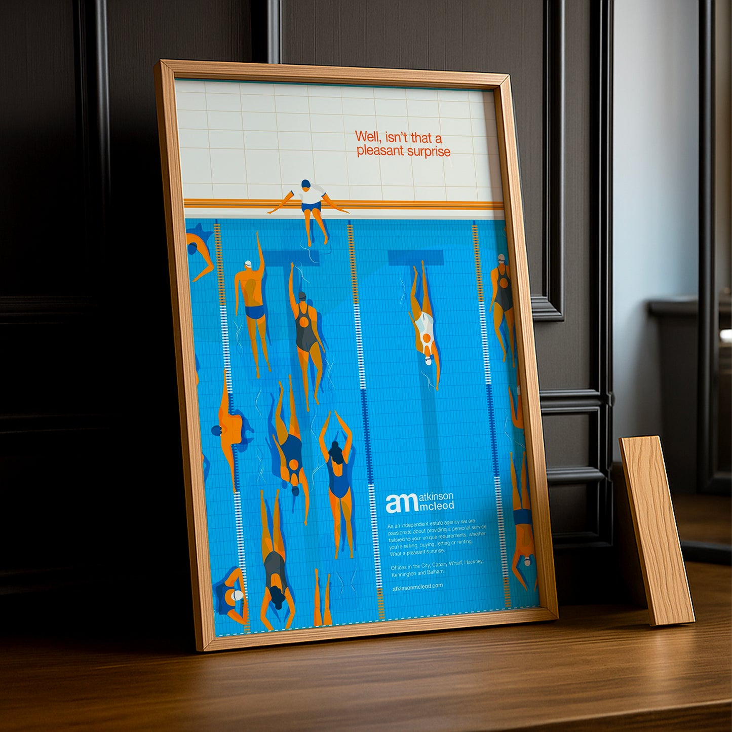 Cadre Photo Natation - Pleasant Surprise