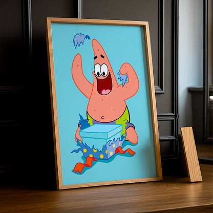 Cadre Photo Bob L'Éponge - Patrick Étoile Cadeau