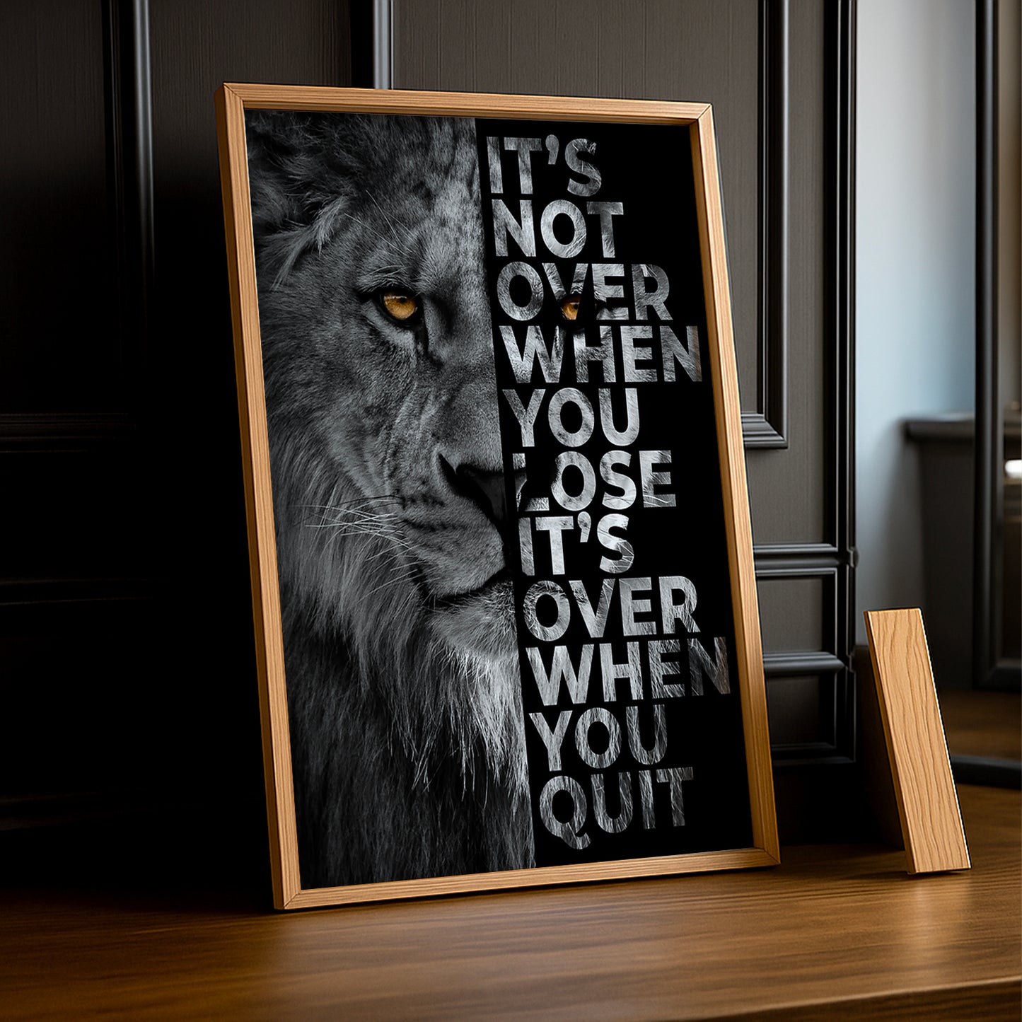 Cadre Photo Motivation - It's Not Over