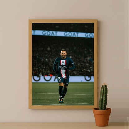 Poster encadrée Paris Saint-Germain - Neymar Junior