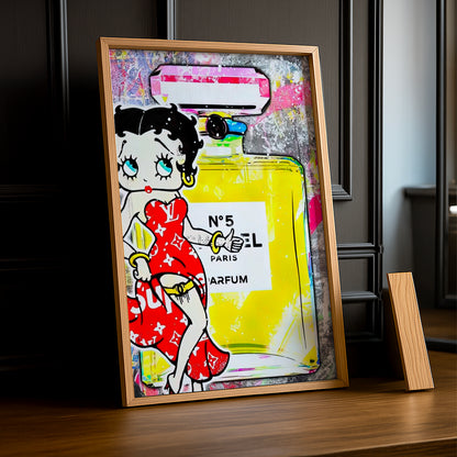 Poster Photo Chanel - Graffiti