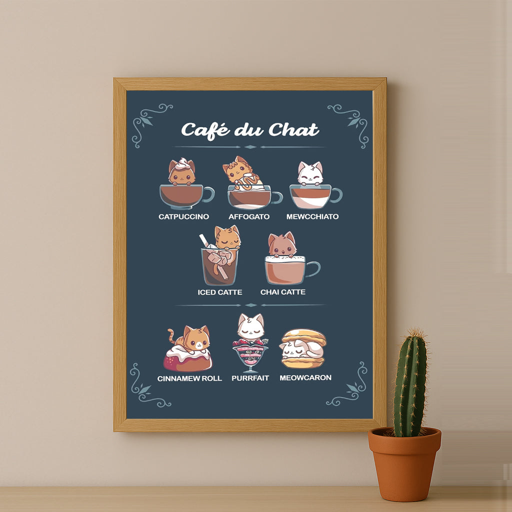 Cadre photo Coffee Lover - Café du Chat