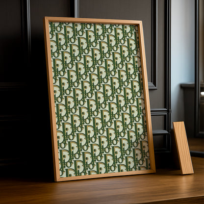Cadre photo Christian Dior - Monogram vert