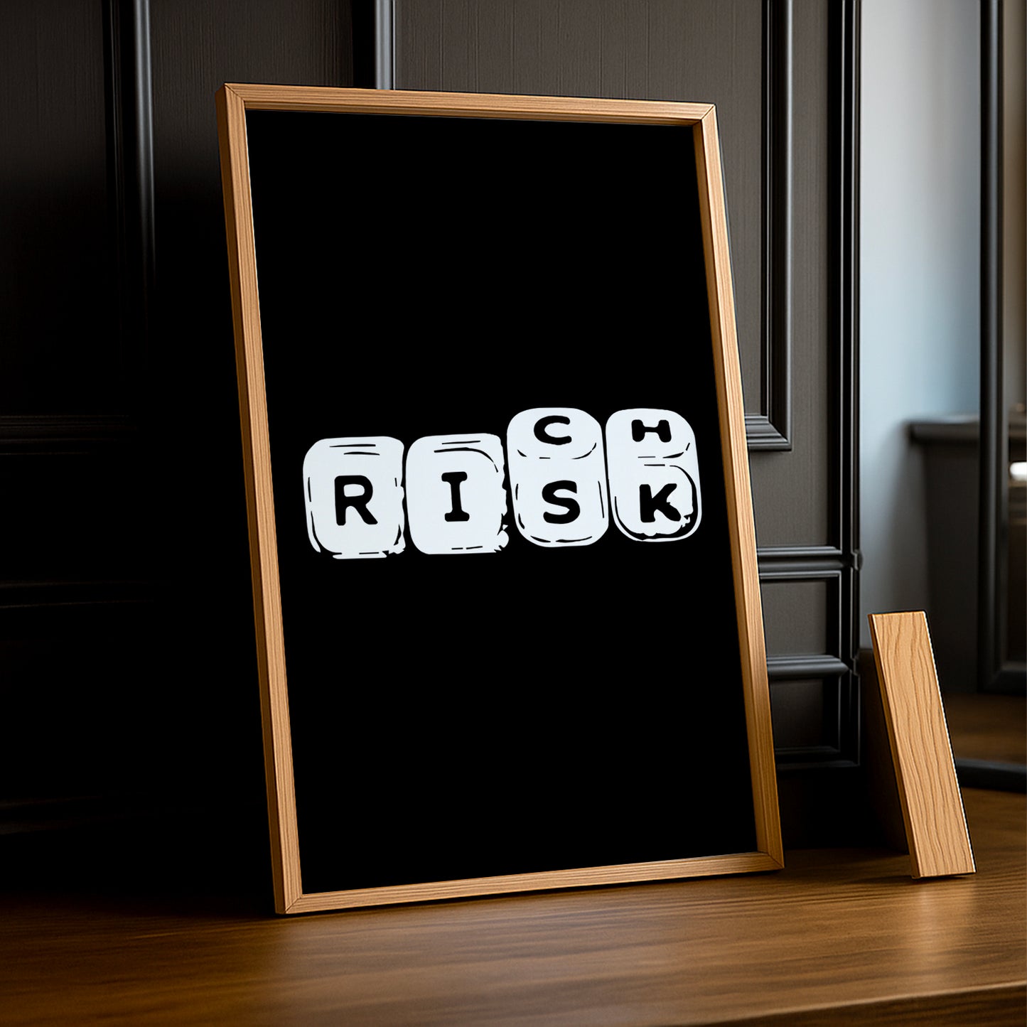 Cadre photo Motivation - Risk, Rich