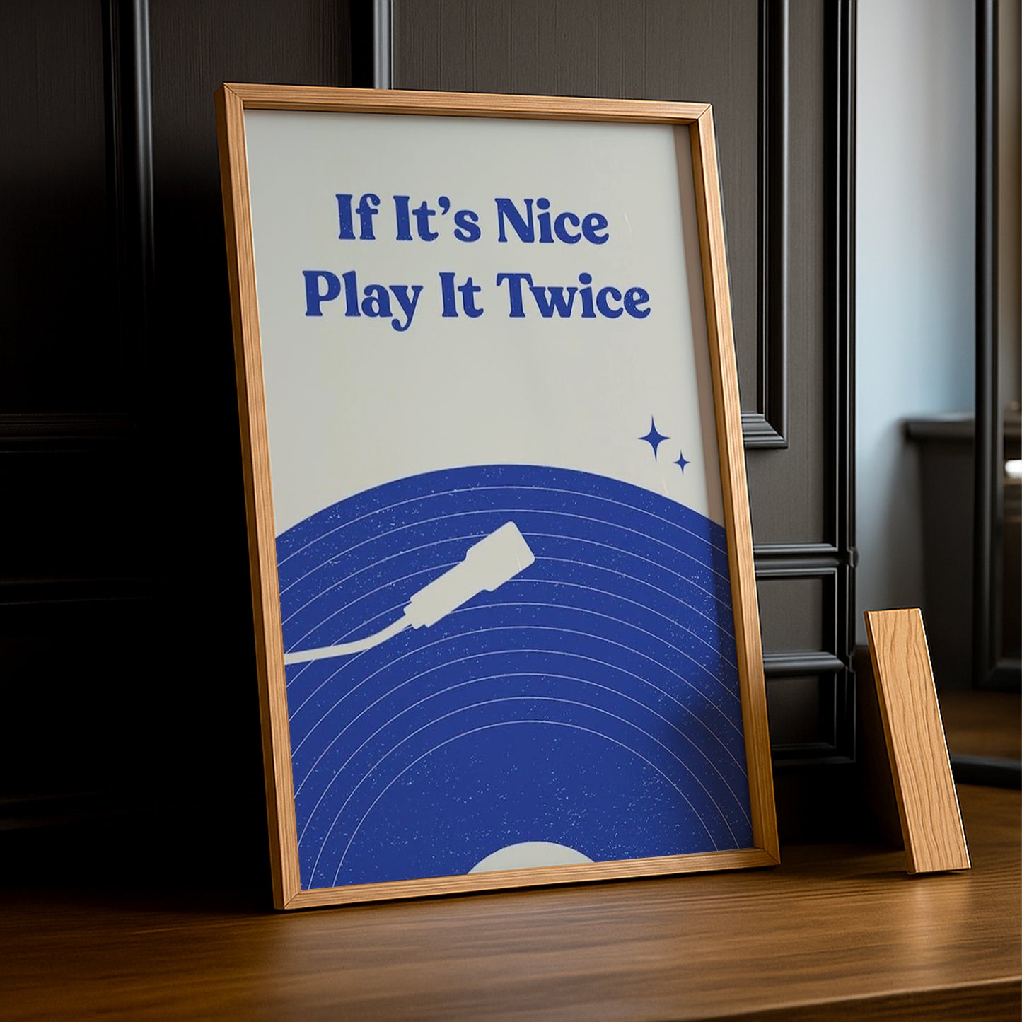 Cadre photo Citation - If It's Nice Play It Twice