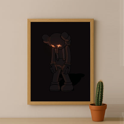 Cadre photo Kaws - Dark Companion