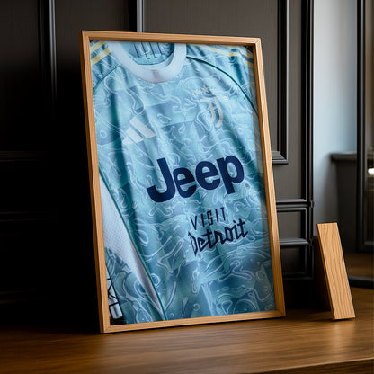 Poster Maillot Football - Juventus Turin Kit 25-26