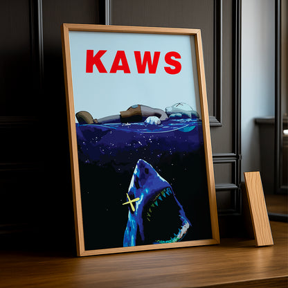 Cadre photo Kaws - Jaws