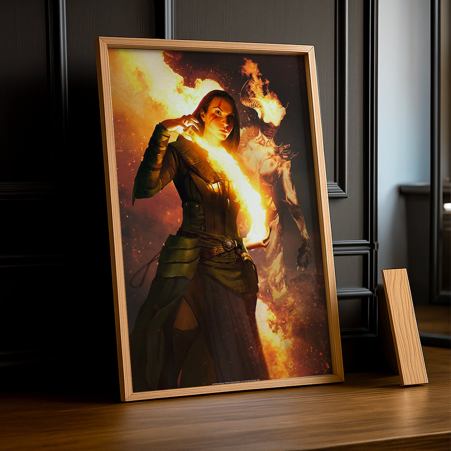 Cadre Photo Skyrim - Fire Mage