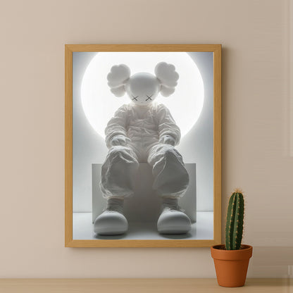 Poster Kaws - White