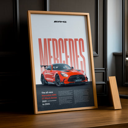 Poster Voitures - Mercedes AMG GT Black Series