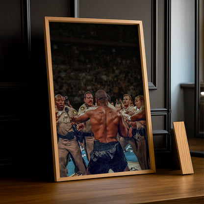 Cadre Photo Boxe - Mike Tyson Security