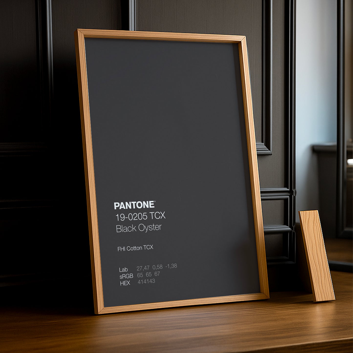 Cadre Photo Pantone - Black Oyster