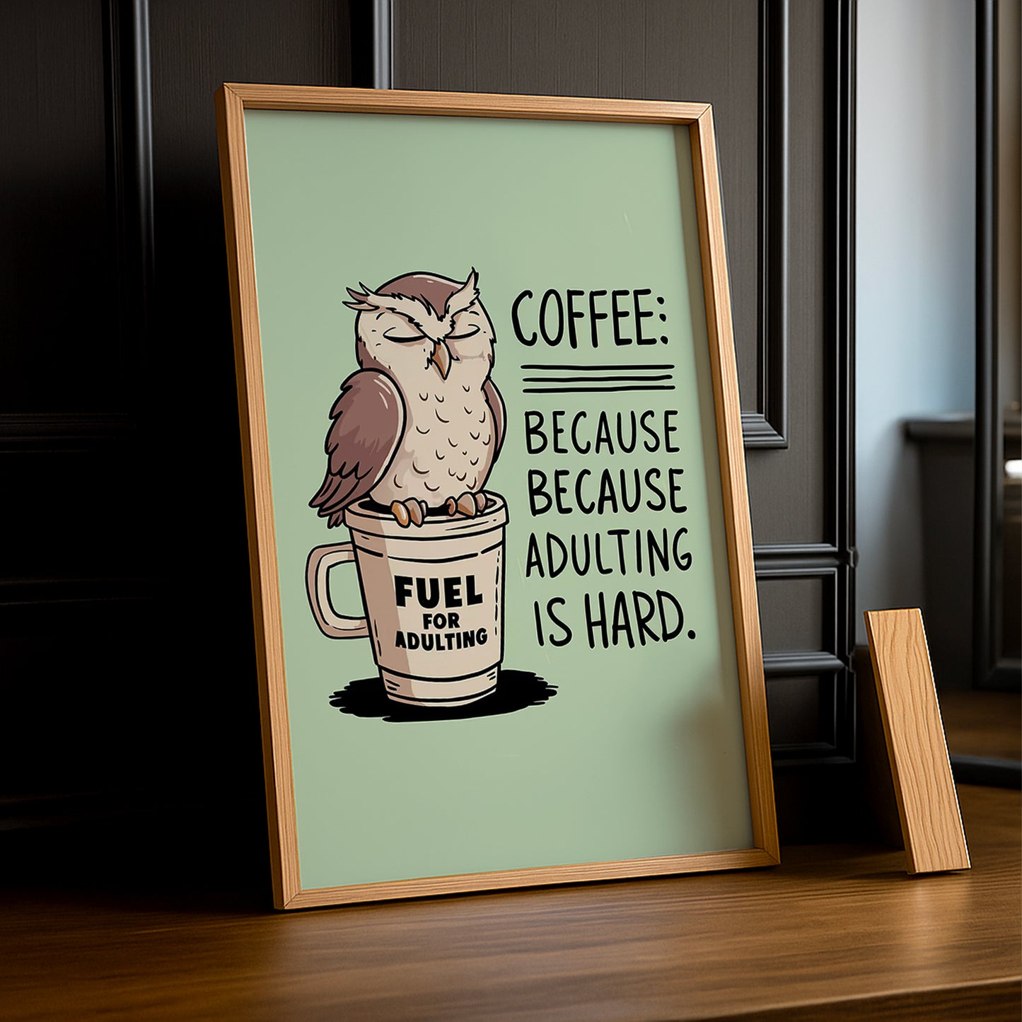 Cadre photo Café - Fuel