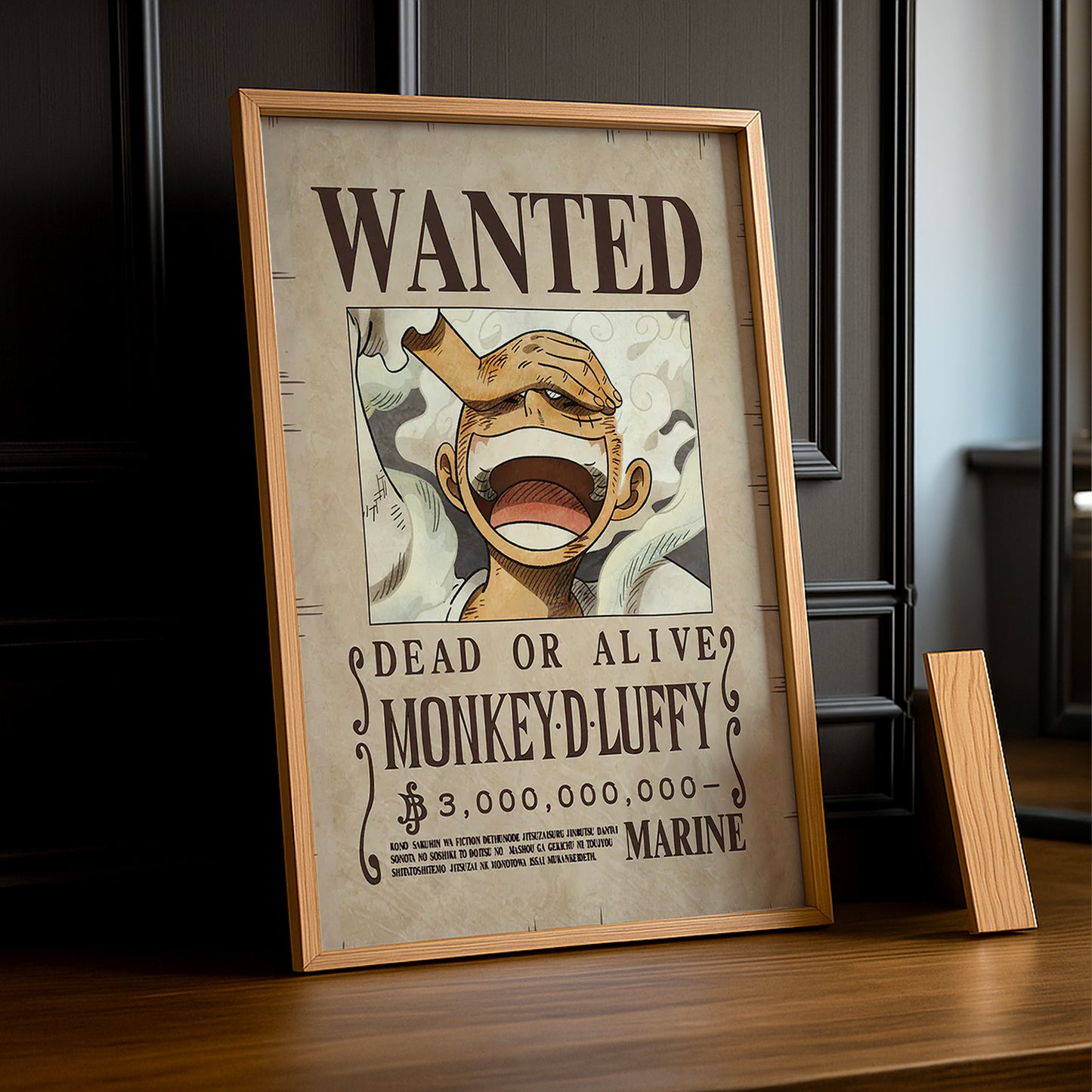 Cadre photo One Piece - Wanted Monkey D Luffy