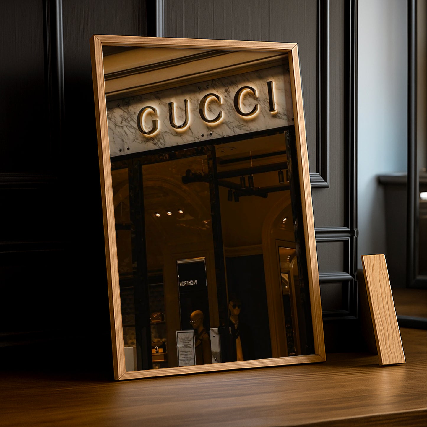 Cadre Photo Gucci - Devanture Gold