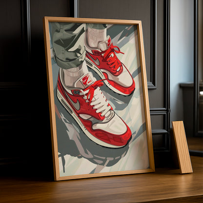 Cadre Photo Nike - Air Max Rouge