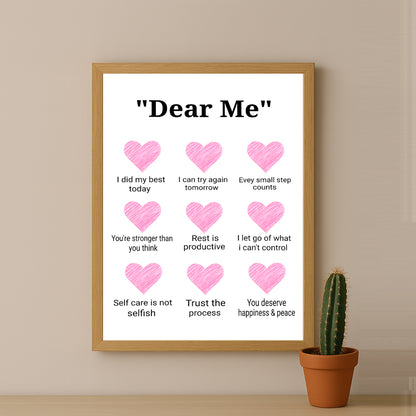 Cadre photo Citation - Dear Me