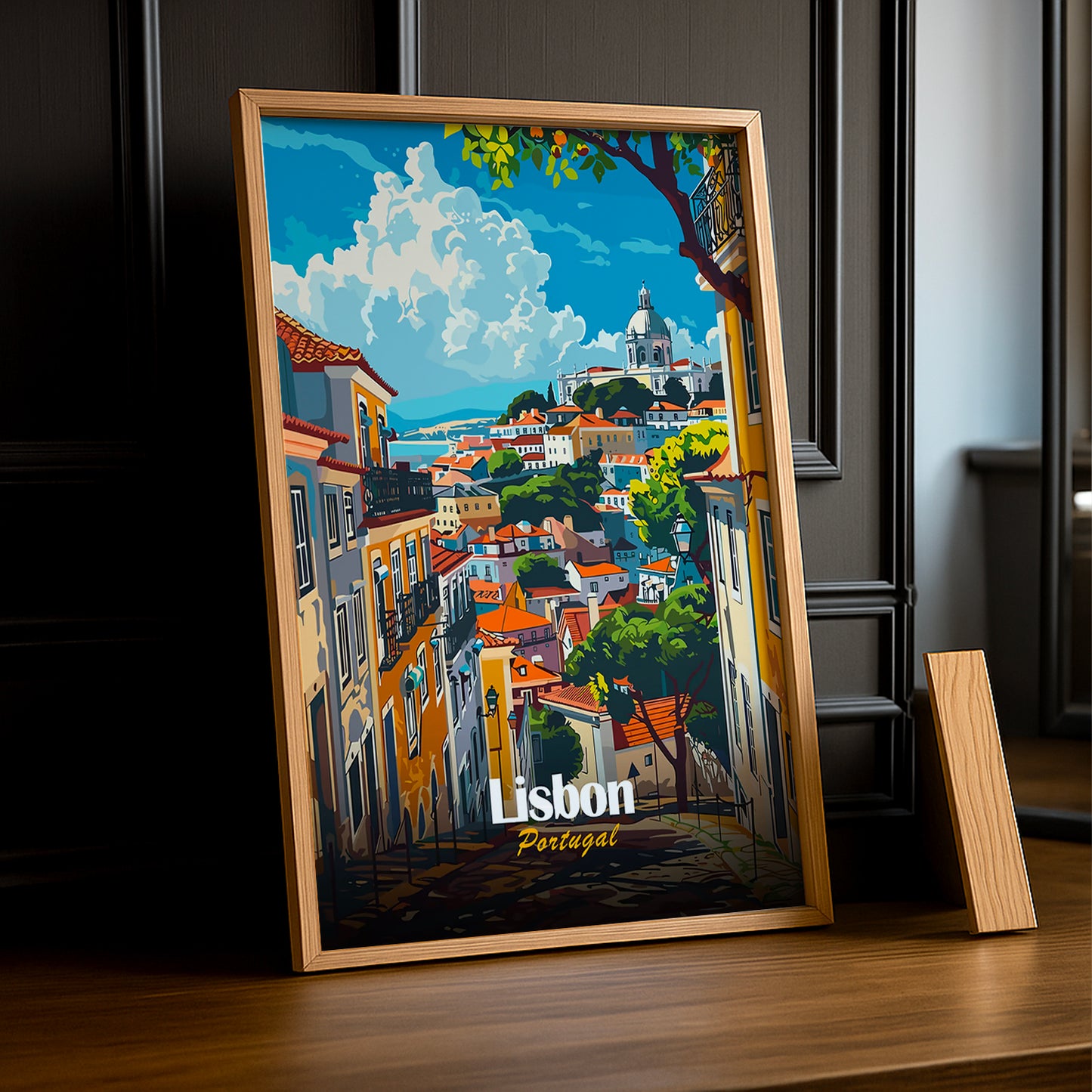 Cadre photo Lisbon Portugal