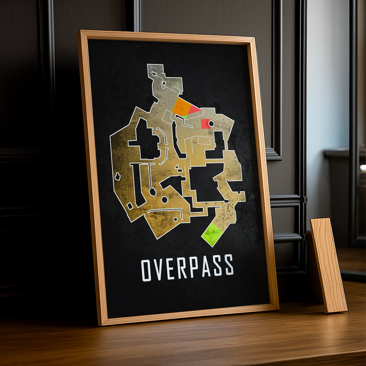 Cadre Photo Counter Strike - Map Overpass