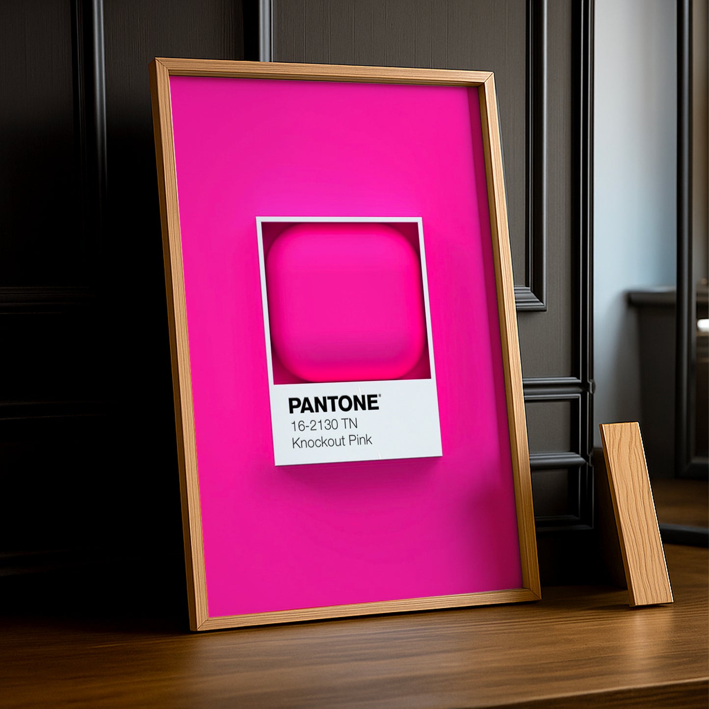 Cadre Photo Pantone Étiquette - Knockout Pink