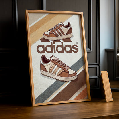 Cadre photo Adidas - Superstar Beige