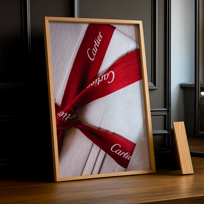 Cadre photo Cartier - Ruban Rouge