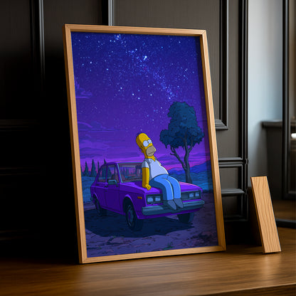 Cadre Photo Les Simpsons - Homer Simpson Vibes