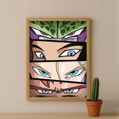 Poster Dragon Ball Z - Eyes Androids