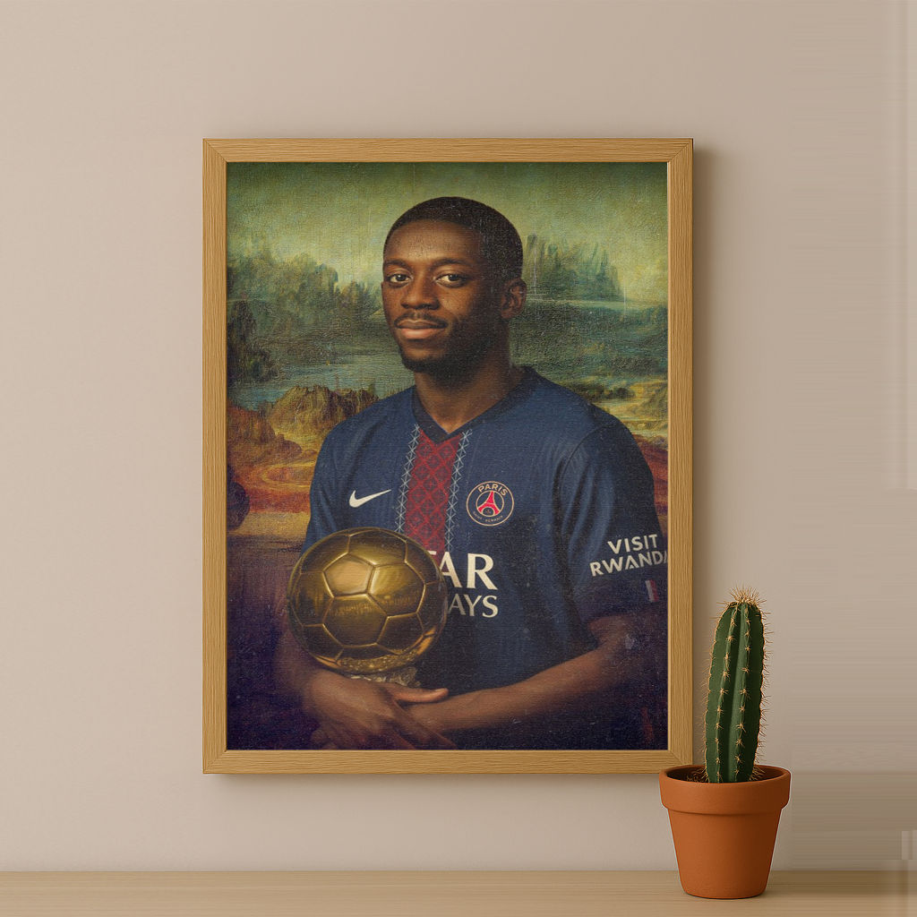 Poster Ousmane Dembélé Ballon d'Or 2025