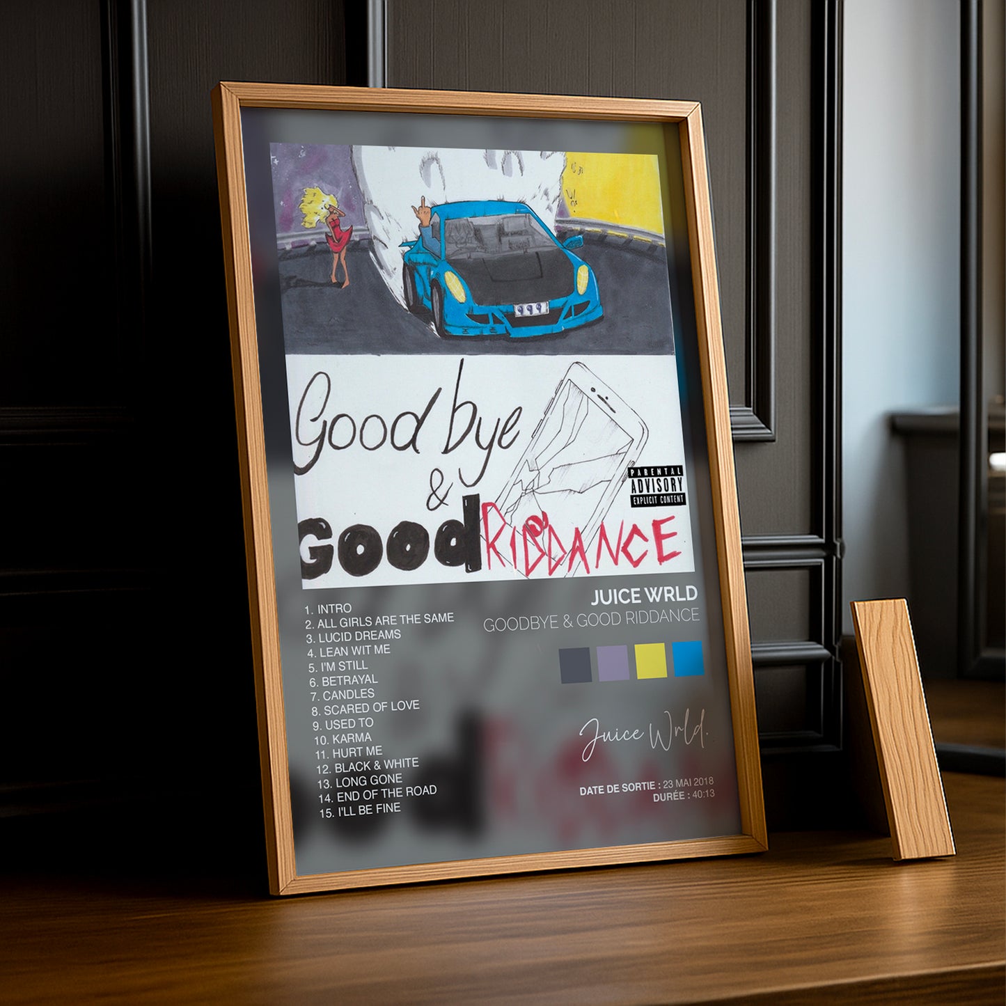 Poster Juice Wrld - Album Goodbye & Good Riddance