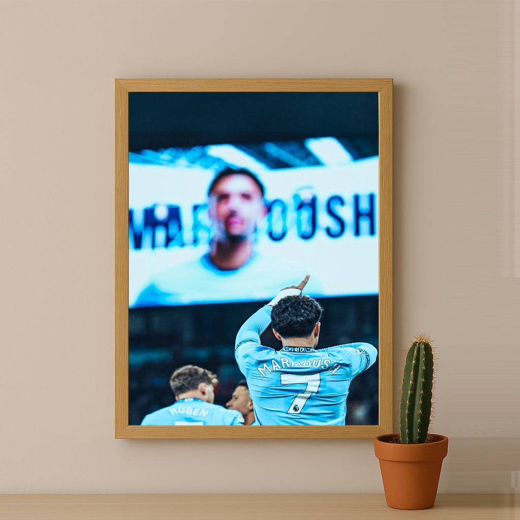 Poster Manchester City - Omar Marmoush