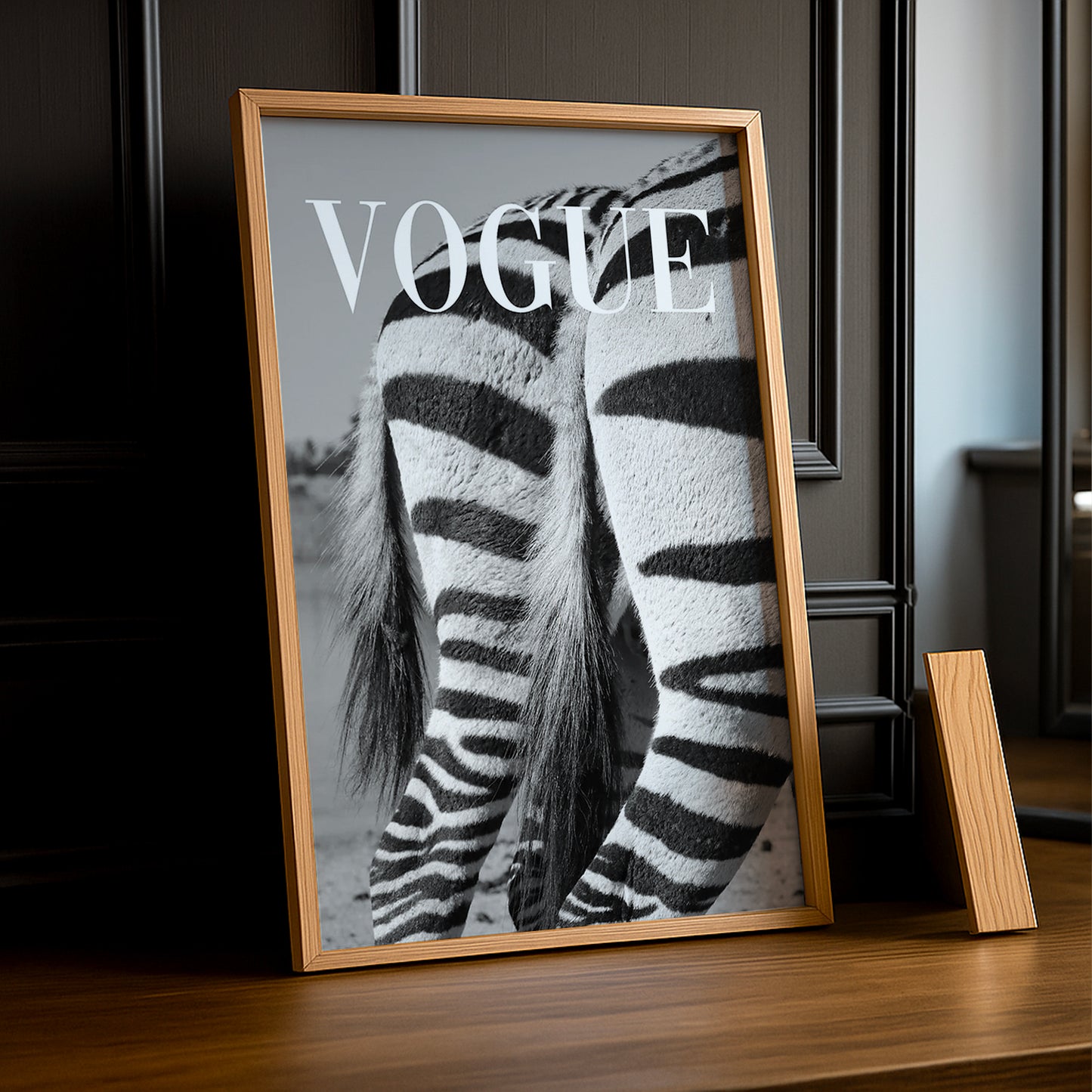 Poster Photo Vogue - Zèbre