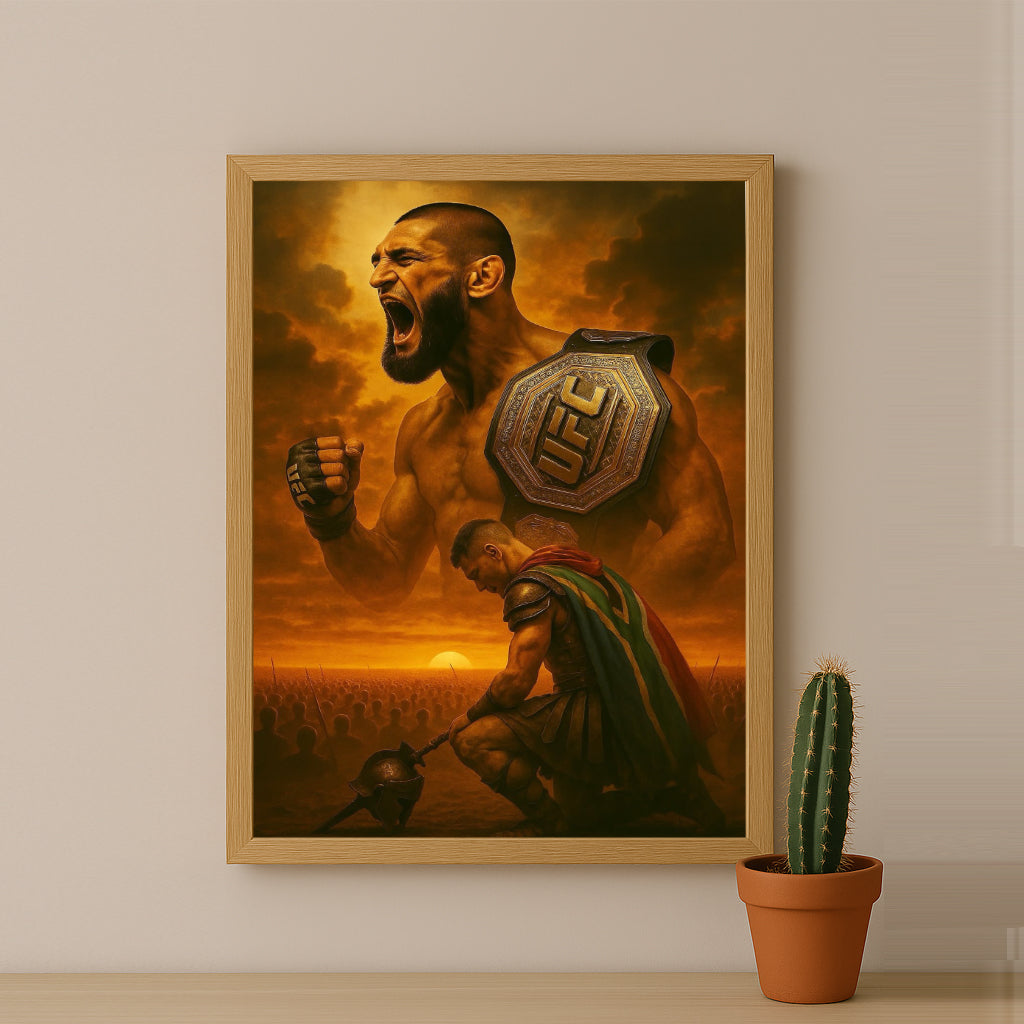 Poster UFC - Khamzat Chimaev Champion
