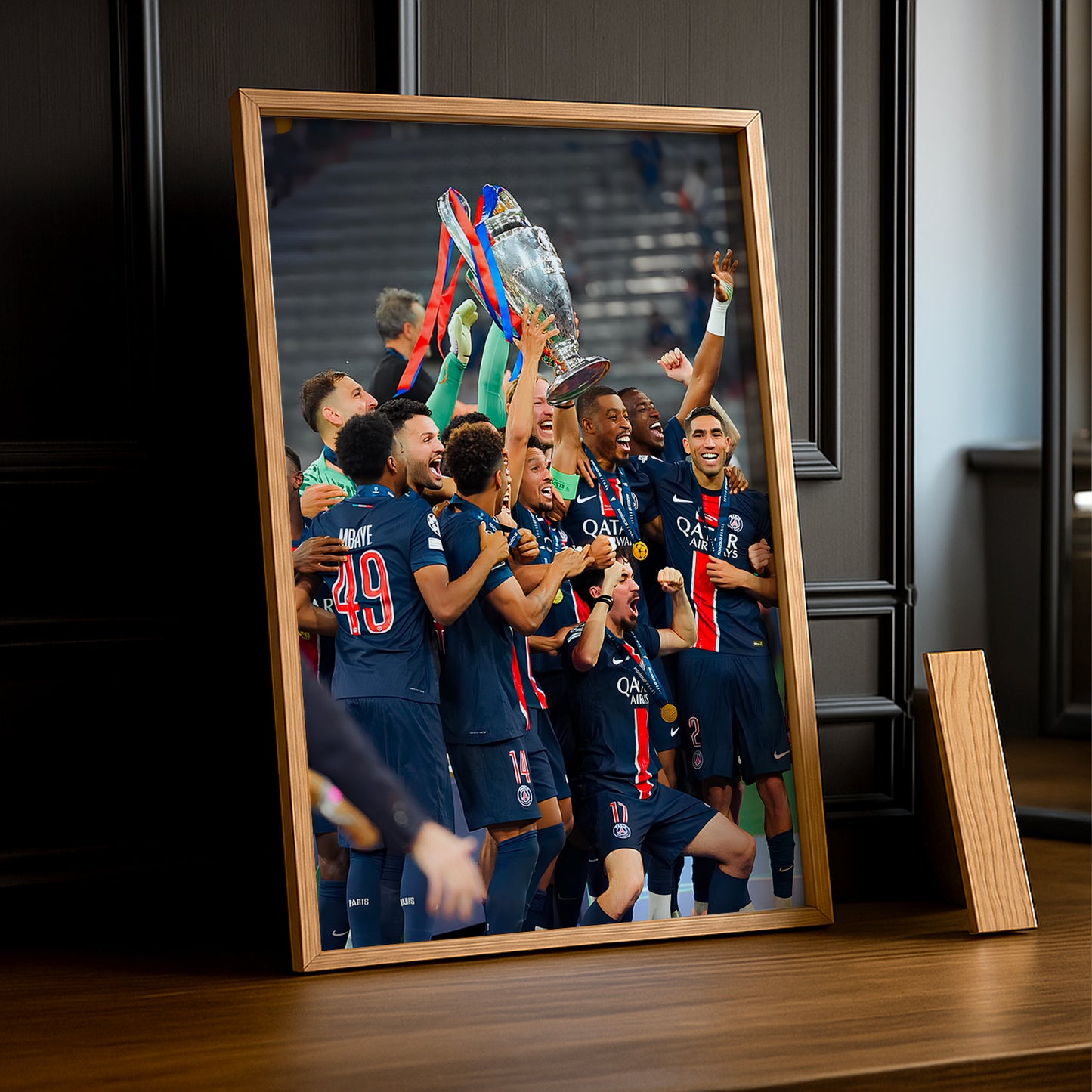 Cadre photo Paris Saint-Germain Célébration LDC