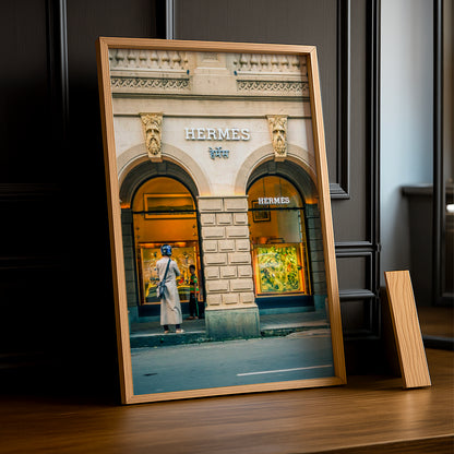 Cadre photo Hermès - Boutique Paris