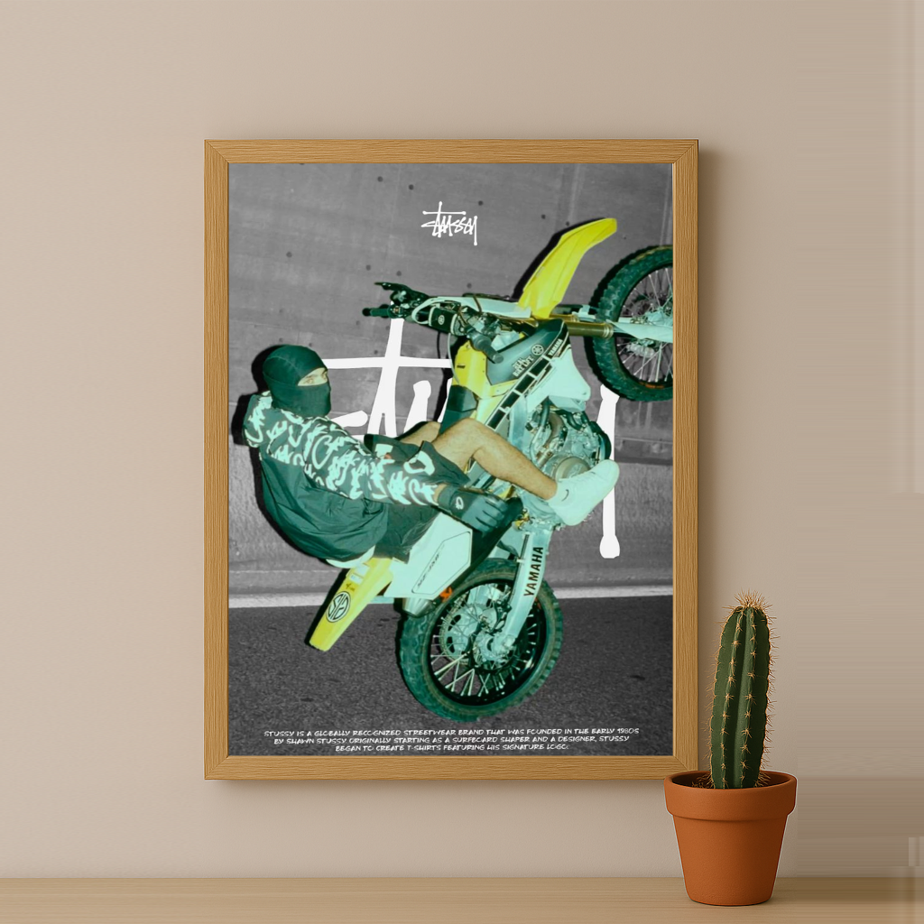 Stüssy Cross - Poster