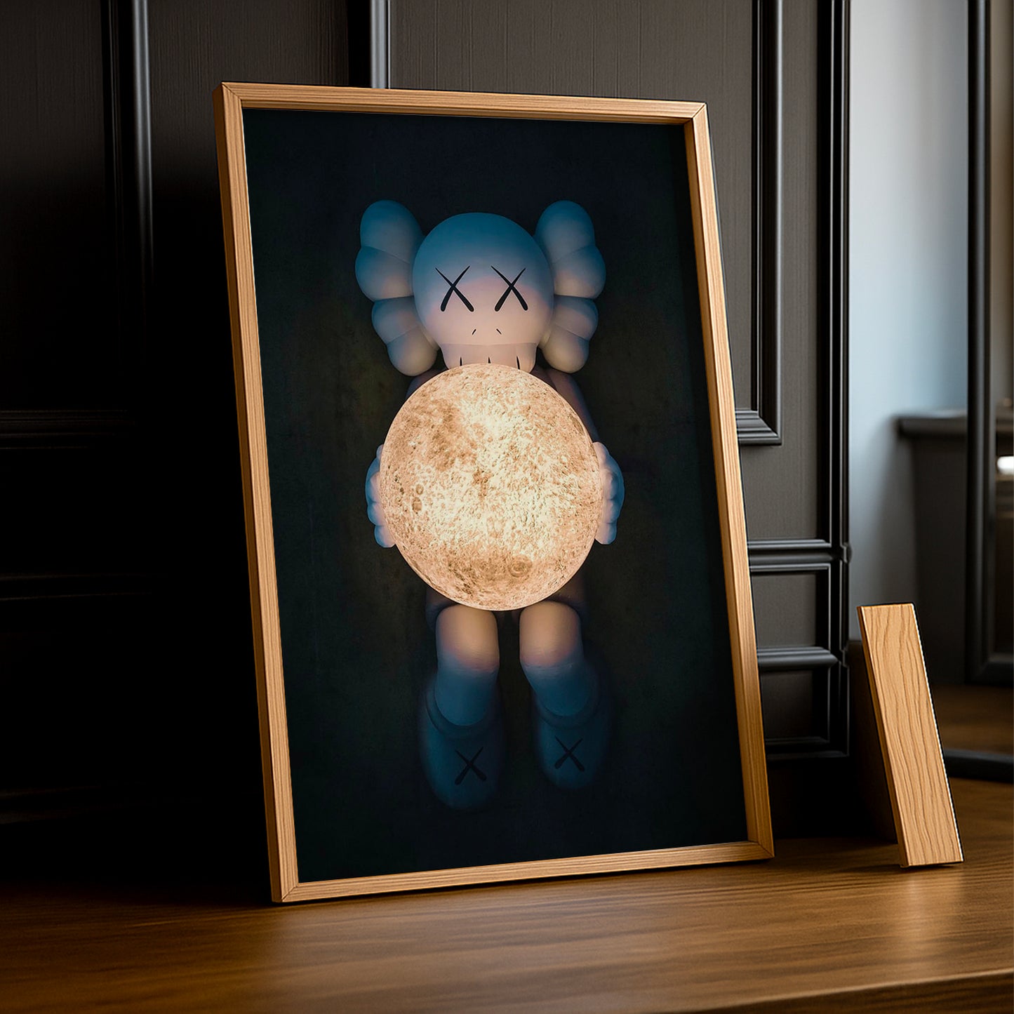 Poster Kaws - Companion Lune