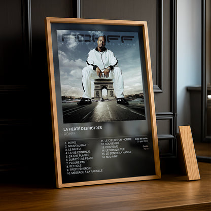 Cadre photo Album La fierté des nôtres Rohff