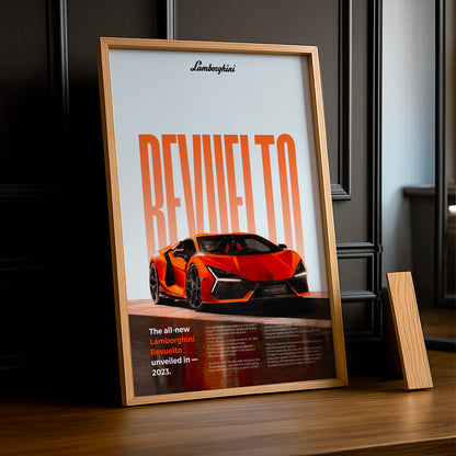 Poster Voitures - Lamborghini Revuelto