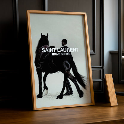 Cadre photo Équitation - Cheval Saint Laurent Rive Droite