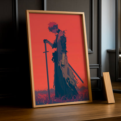 Cadre Photo Bleach - Kurosaki Ichigo Red